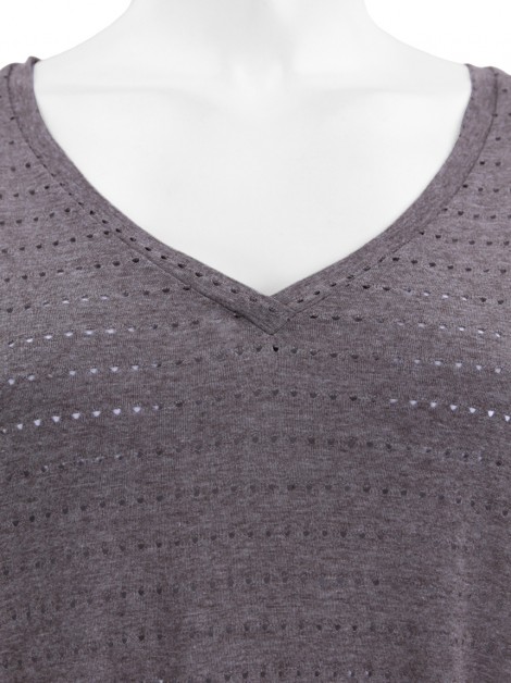 Blusa K&T Malha Taupe