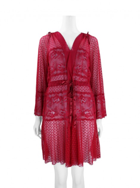 Robe Fruit De La Passion Renda Vermelho