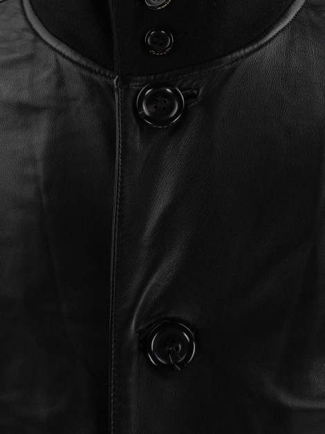 Jaqueta Fratelli Rossetti Biker Couro Preto