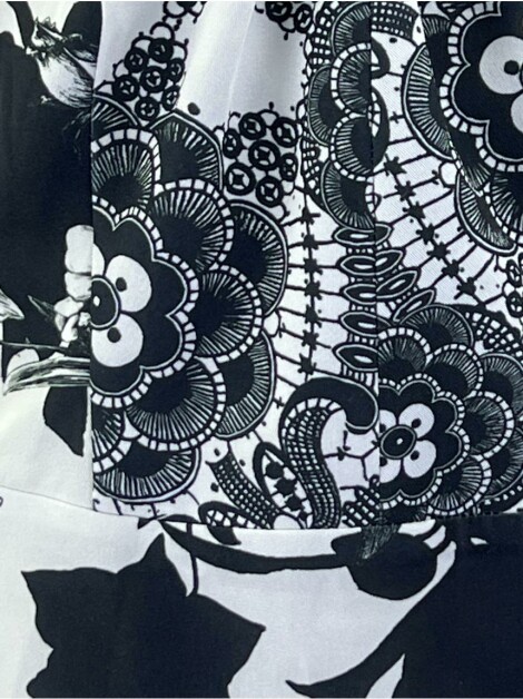 Vestido TVZ Floral Bicolor