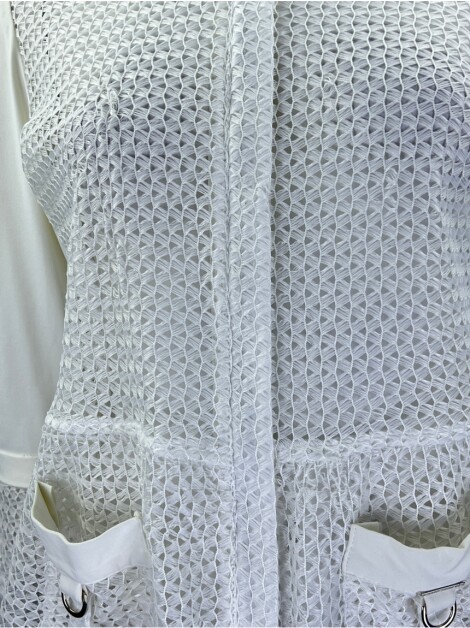 Blusa One Up Texurizada Branca