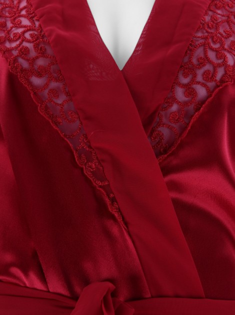 Robe Fruit De La Passion Acetinado Vermelho