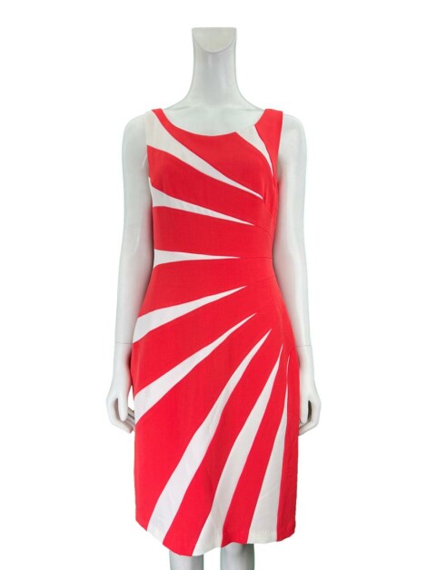 Vestido Adriana Papell Curto Bicolor
