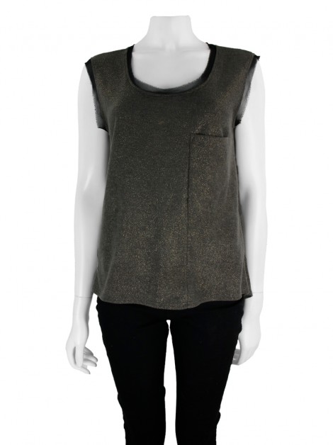 Blusa Super Suite Seventy Seven Reta Metalizada