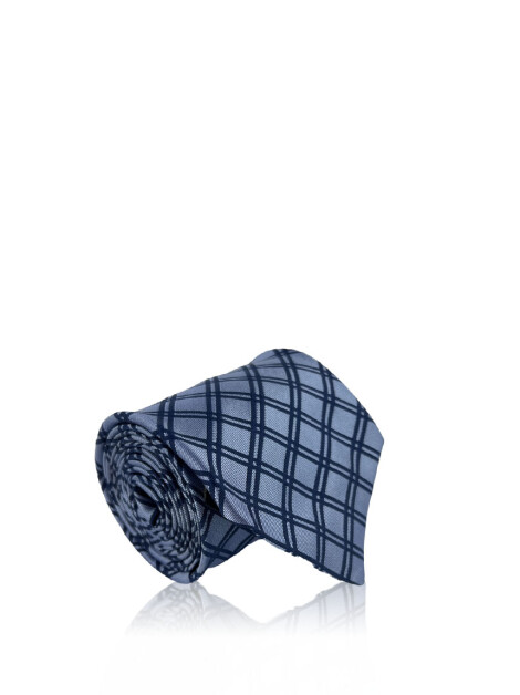 Gravata Etro Seda Azul Xadrez