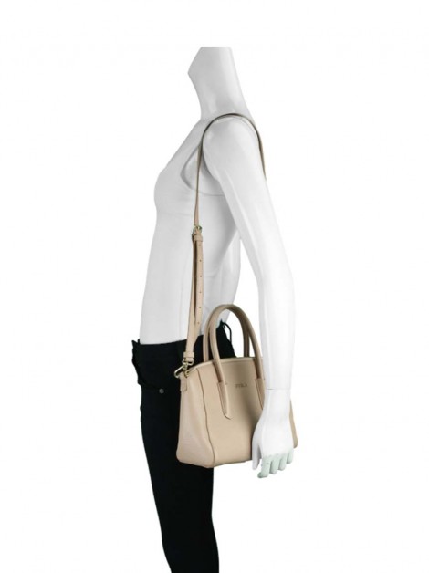 Bolsa Furla Tessa Small Couro Rosa