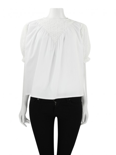 Blusa Amaro Renda Branco