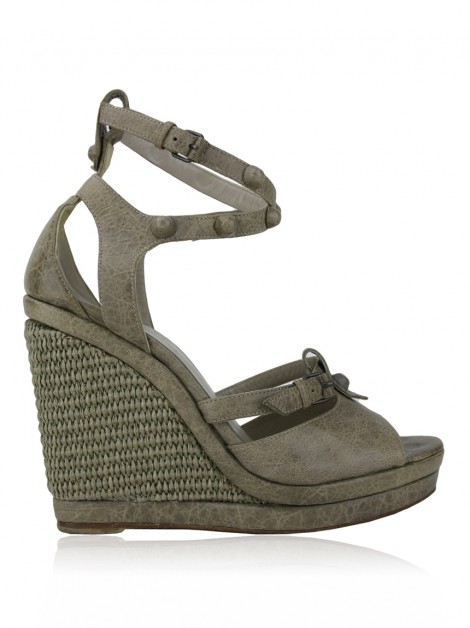 Sapato Balenciaga Couro Bege