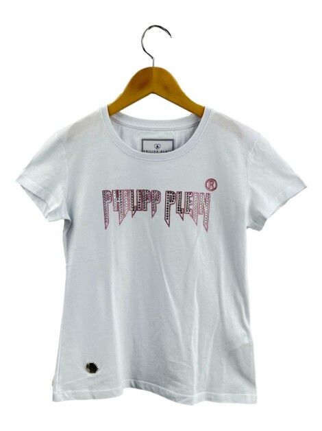 Blusa Philipp Plein Estampa Brilhos Branca