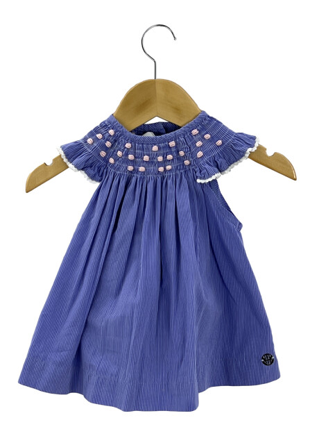 Vestido Paola Bimbi Tecido Listrado