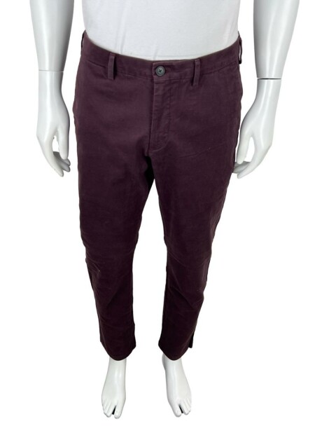 Calça Uniqlo Reta Vinho
