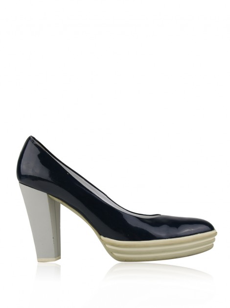 Sapato Hogan Verniz Azul Marinho