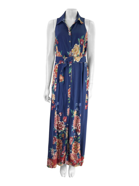 Vestido SouQ Estampado Azul