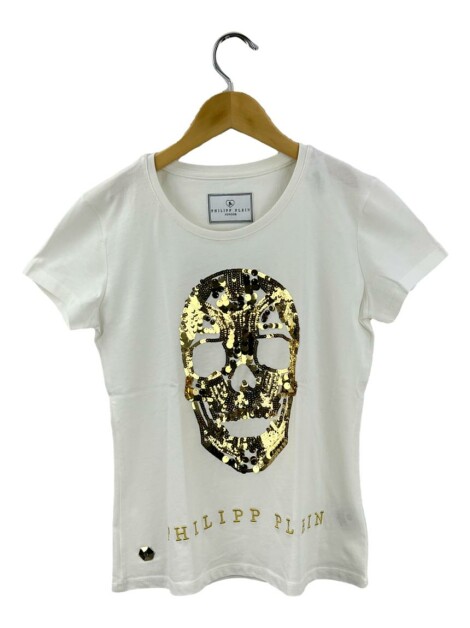 Blusa Philipp Plein Caveira Dourada