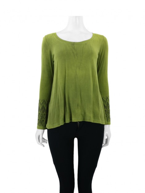Blusa Mayara Sansana Strass Verde