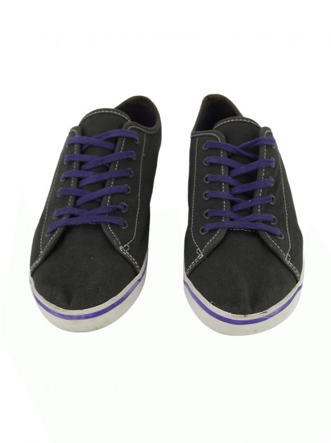 Tênis Fred Perry Trainer Canvas Cinza