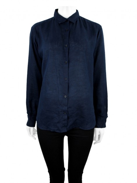 Camisa Uniqlo Social Azul