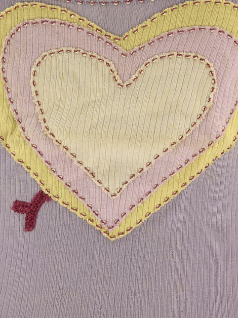 Blusa Isabela Capeto Coração Lilás 