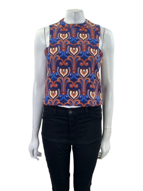 Blusa Lu Monteiro Tecido Estampado