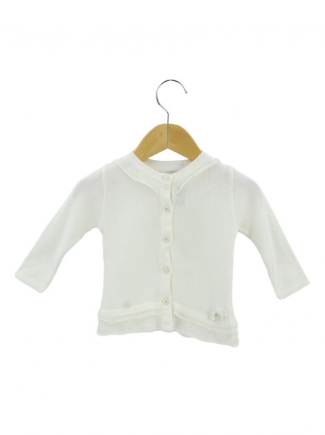 Blusa Paola da Vinci Tricot Branco Bebê