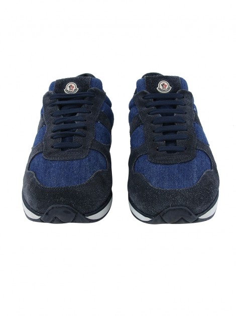 Tênis Moncler Camurça Azul