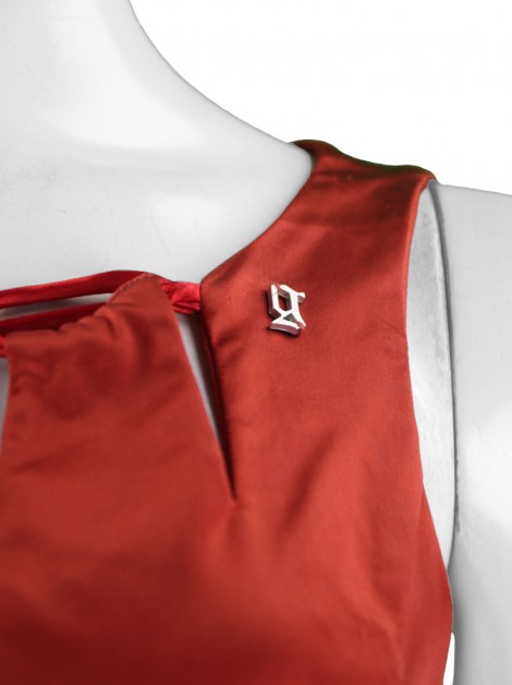 Vestido John Galliano Curto Vermelho