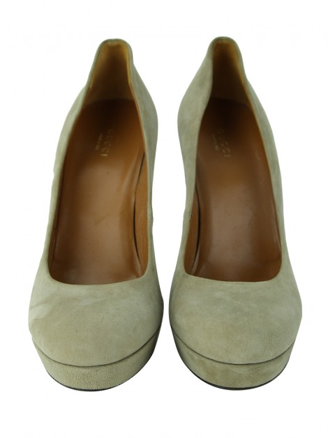 Sapato Gucci Camurça Nude