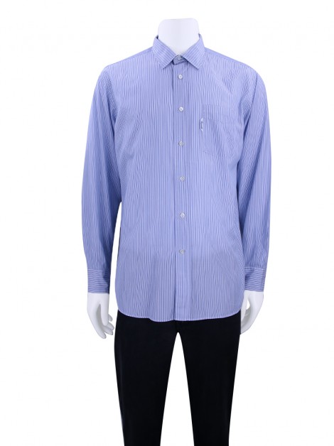Camisa Façonnable Classique Listras Masculino Branco