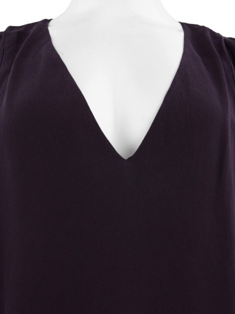 Blusa A.L.C. Seda Roxo