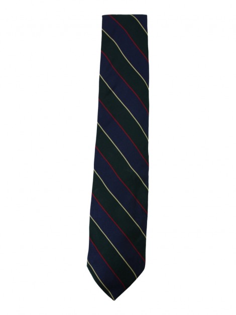 Gravata Brooks Brothers Tecido Listras Verde