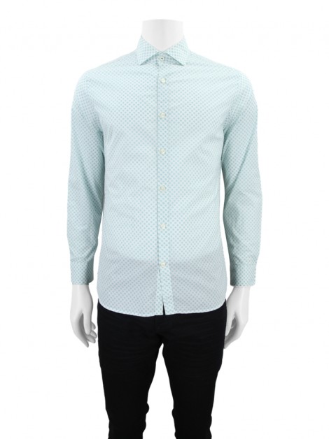 Camisa MNG Estampada Bicolor