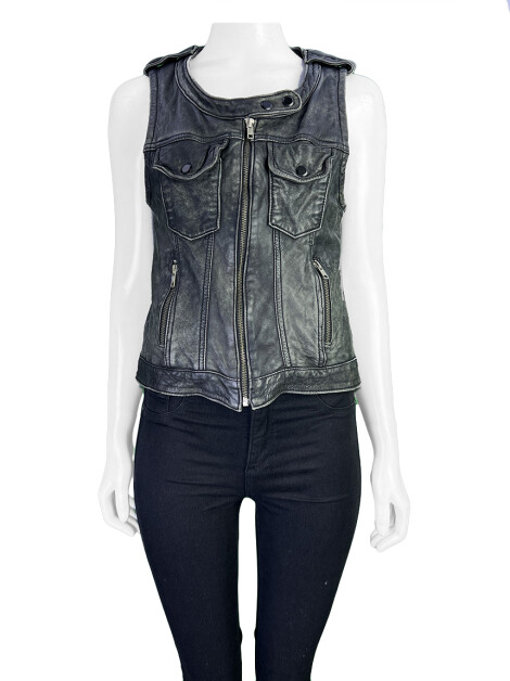 Blusa Achados do EU Ayres Couro Cinza