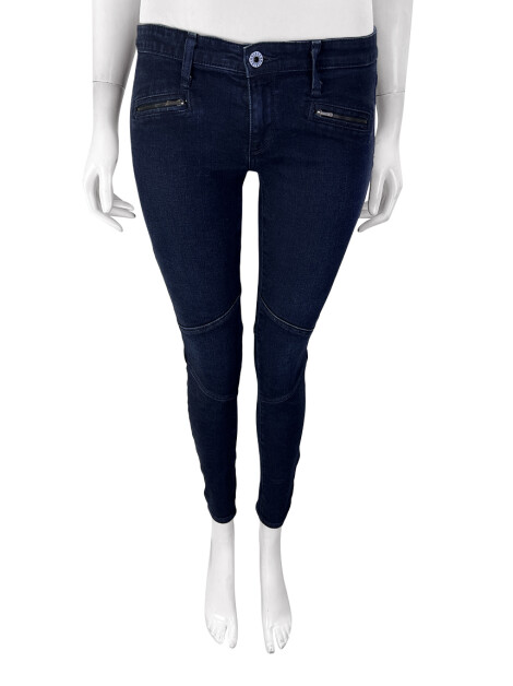 Calça Adriano Goldschmied Skinny Recortes Jeans