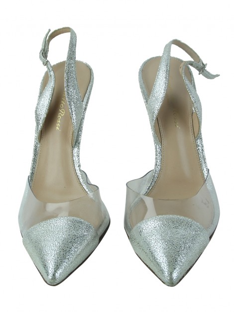 Sapato Gianvito Rossi Plexi Slingback