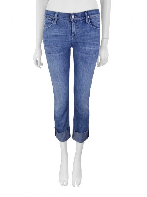 Calça Citizens Of Humanity Dani Cropped Straight Leg Jeans Azul