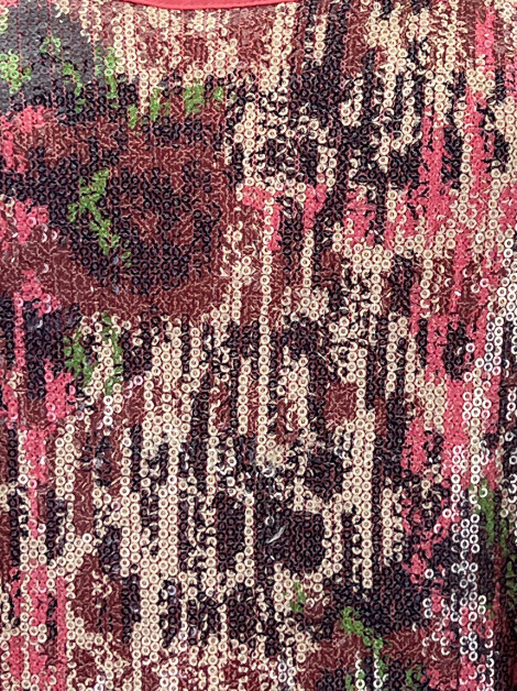 Blusa Rapsodia Paetês Estampada
