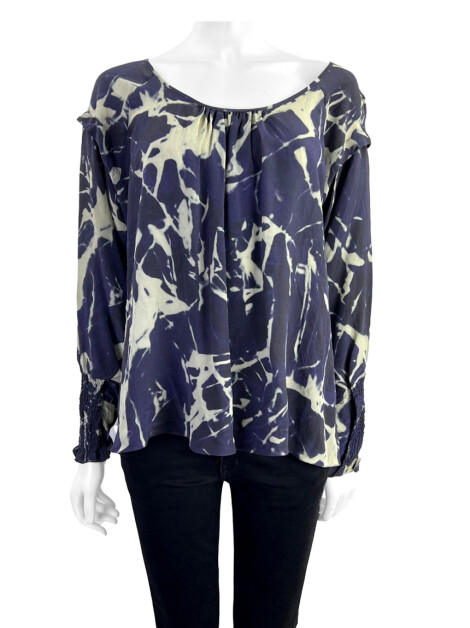 Blusa Mixed Tecido Estampada