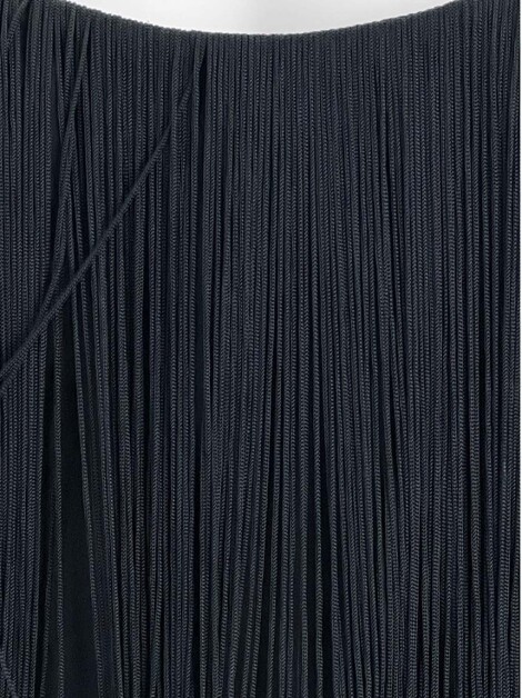 Vestido Aidan Mattox Franjas Preto