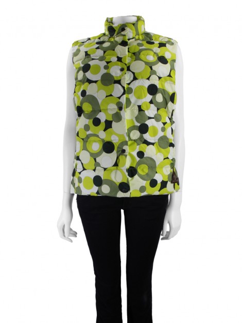 Colete Moncler Nylon Estampado Verde