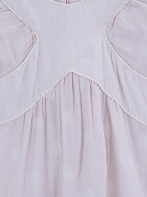 Vestido Silmara Bordado Rosa Infantil Toddler