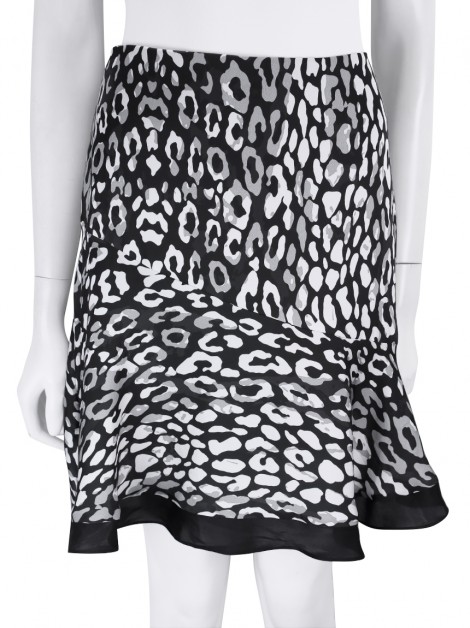 Saia Maria Garcia Tecido Animal Print