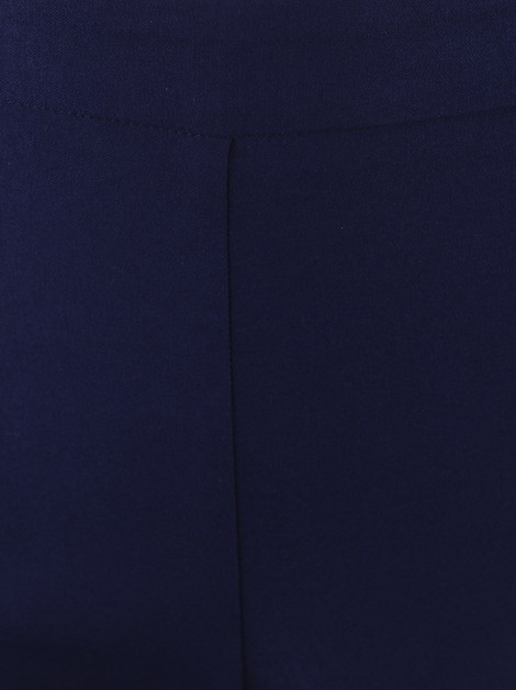 Calça Resort Couture Skinny Azul Marinho