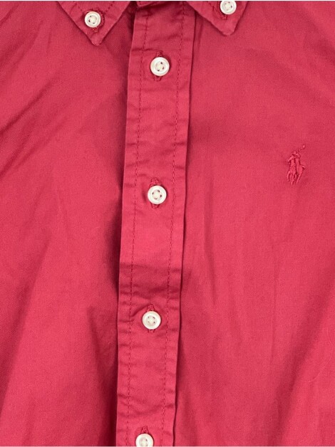 Camisa Ralph Lauren Tecido Vermelho