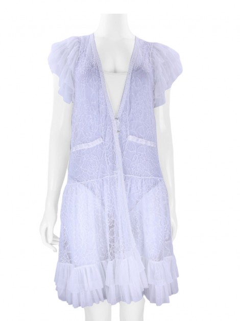 Robe Fruit De La Passion Tule Branco