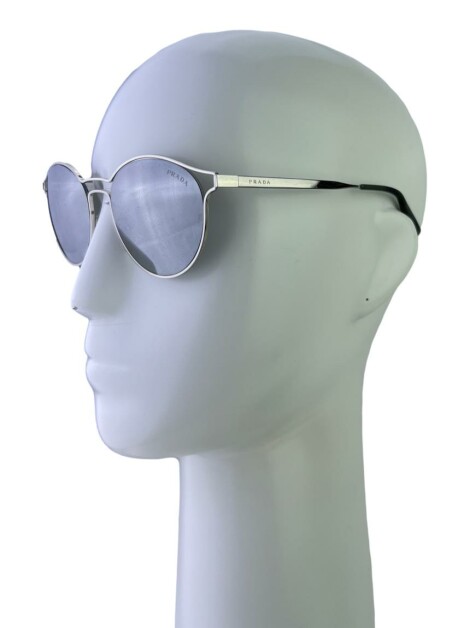 Óculos Prada SPR62S Espelhado Prateado