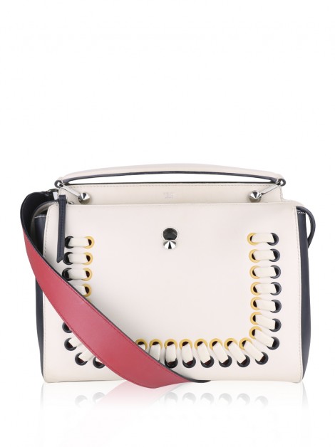 Bolsa Fendi Dotcom Couro Camelia