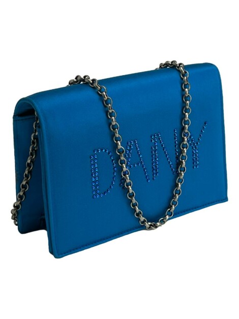 Bolsa com Alça Glorinha Paranaguá Dany Cetim Azul
