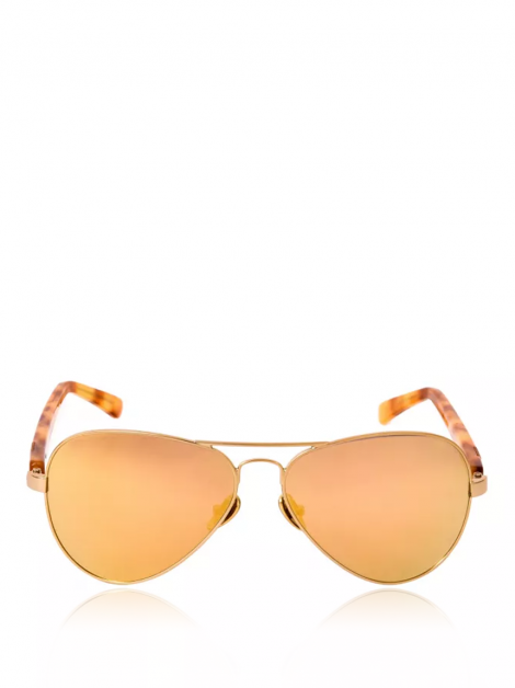 Óculos Westward Leaning Aviador Dourado