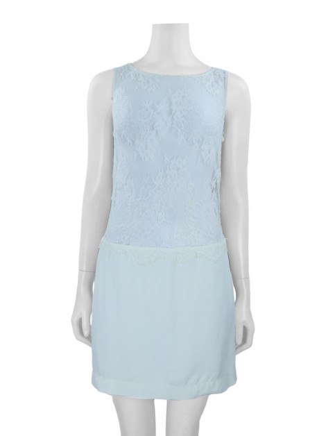 Vestido Lia Souza Renda Bicolor