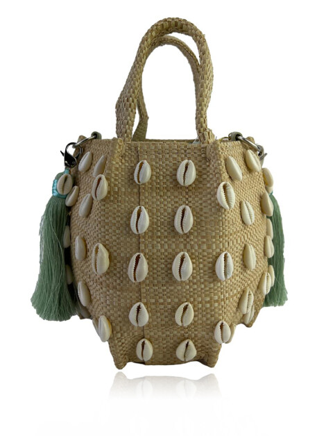 Bolsa Lis Fiaschi Kiki Tassel Verde